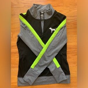 LIKE NEW! Pink (VS) Ultimate Zip hoodie